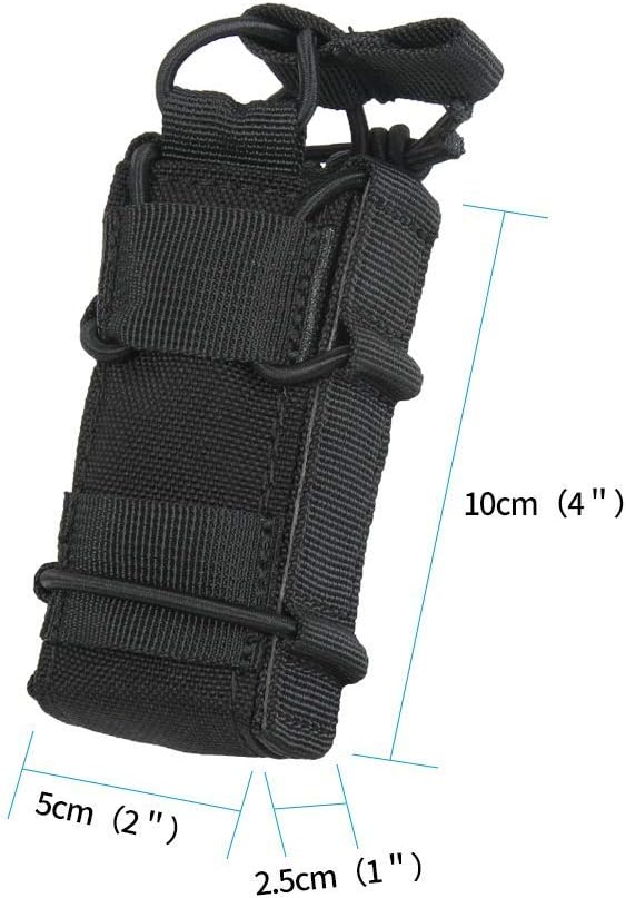 Tactical Molle Double Open-Top Mag Pouch Open Top Single Pistol Mag Pouch