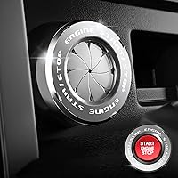 Vista 17 de Tybasthe Cubierta de Botón de Arranque Giratorio por Presión, Accesorios de Coche Autobots Cubierta de Botón de Arranque y Parada del Motor