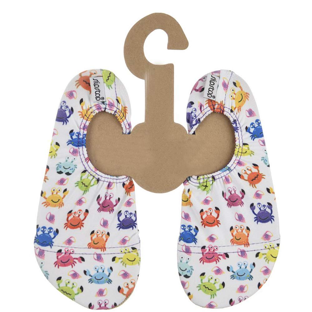 Slipstop Zapatillas de playa para niños, antideslizantes, para deporte, natación, baño, vacaciones, yoga, con factor de protección solar 50