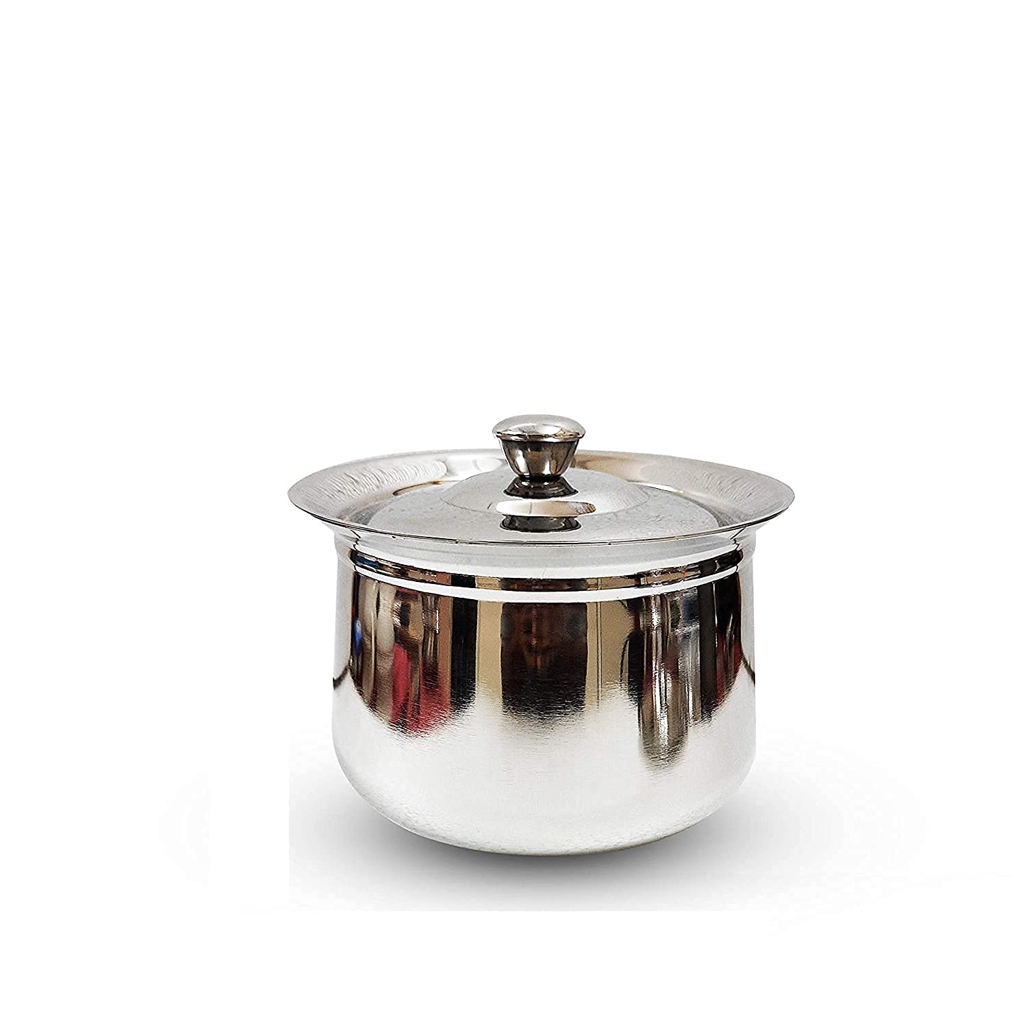 Stainless Steel Tableware Serving Dish/ Storage Box Pot -1, 300ml Capacity