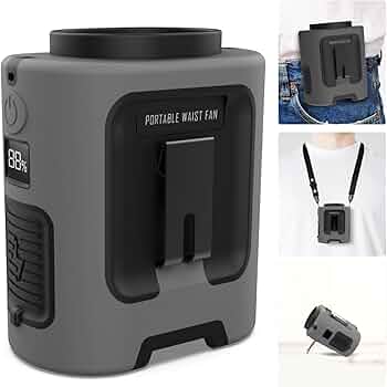Amazon | [2025アップグレード]ベルトファン 腰掛け扇風機 4段階調節