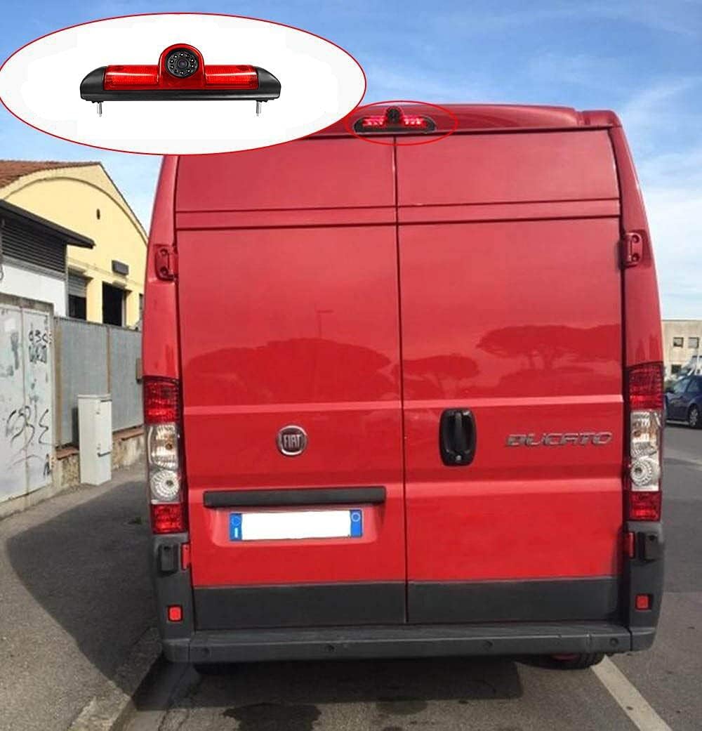KOHIENWO 0.36 MP Brake Light Camera, 170° View, CCD, IP67 Waterproof, 12V, 7.0'' Monitor, Citroen Jumper/Fiat Ducato X250/Peugeot Boxer - Image 3