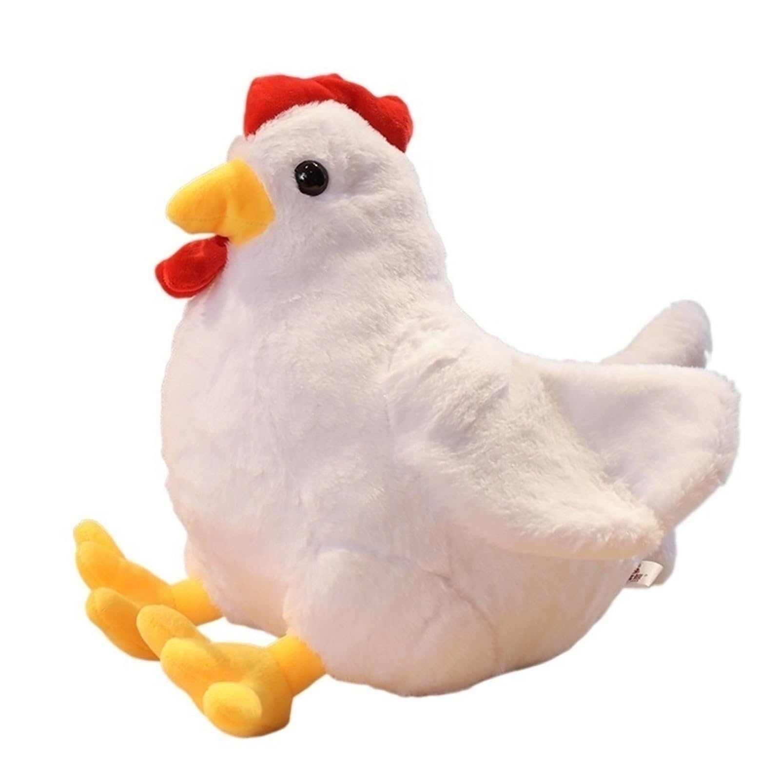 TOPLITHE Chicken Plush, Funny Hugging Chick Stuffed Animal Plushie Pillows Cute Hen Toy Birthday For Kids Boys Girls(White,40CM/16IN)
