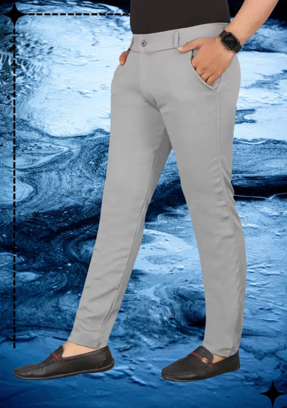 Men’s Slim Fit Casual Chinos Pants Stretch Cotton Trousers with Flat Front, Comfortable Everyday TS K045 Parent-picture-41