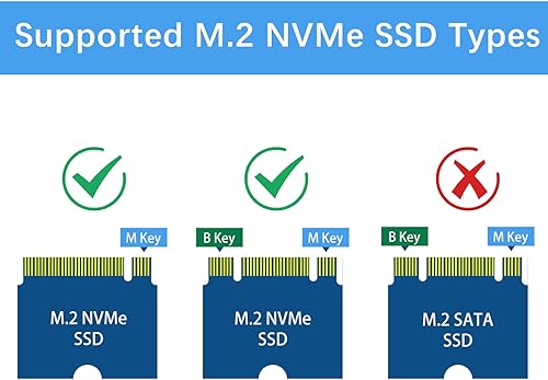Miniatura 5 de GeeekPi Carcasa metálica con placa periférica N04 PCIe M.2 Key-M NVMe SSD PCIe para Raspberry Pi 5