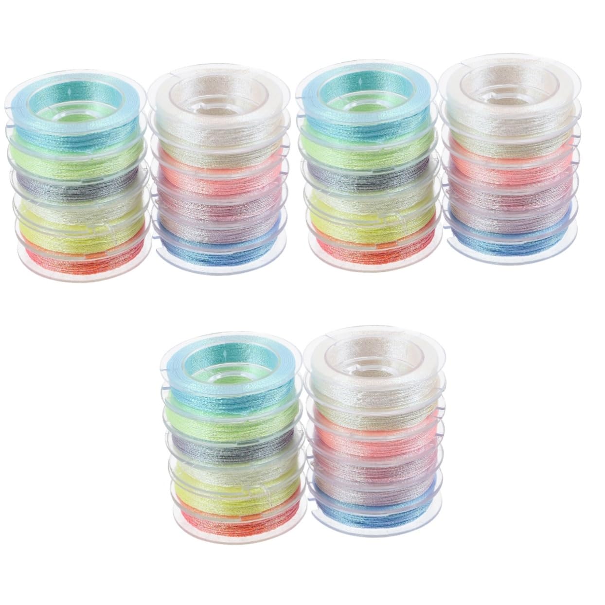 jojofuny 3 Series Hilo Luminoso De Oro Y Plata Hilo De Coser Bordado Hilo Para Acolchar Hilo Grueso Para Coser Multi Puntada Hilos De Coser Hilo De Bordar Profesional Poliéster 12 Rollos*3