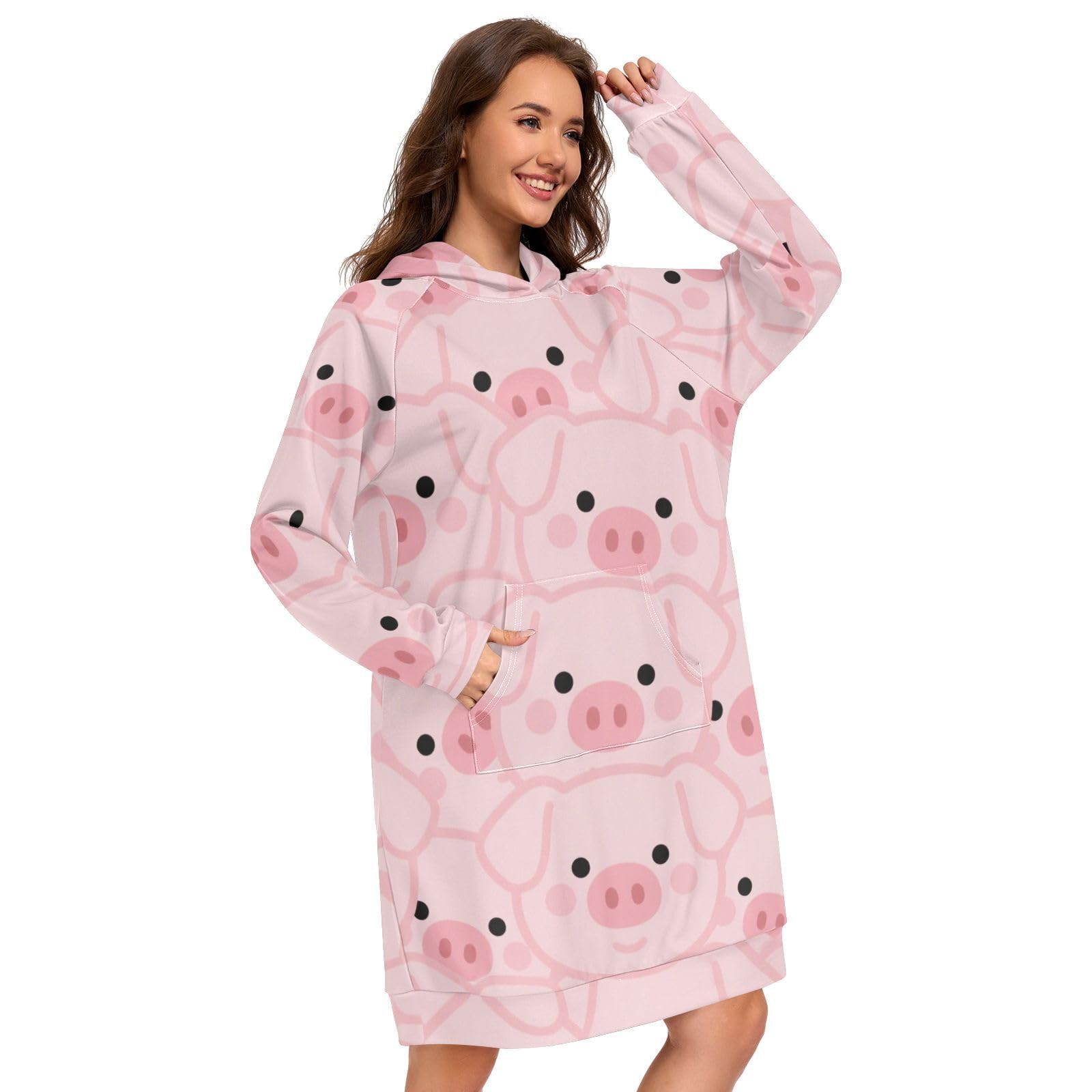 S, L, XXl damskie bluzy z kapturem, sweter z kapturem dla kobiet tunika