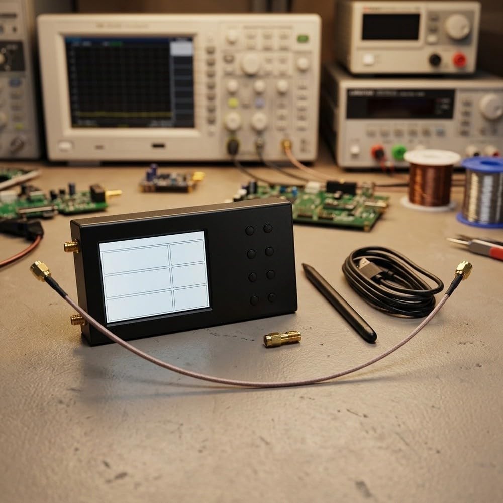 Metall Spektrumanalysator 3.2 Zoll Touchscreen 6GHz