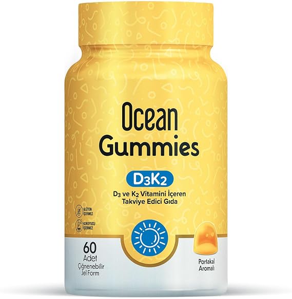 Ocean Gummies D3K2 Çiğnenebilir Jel Form