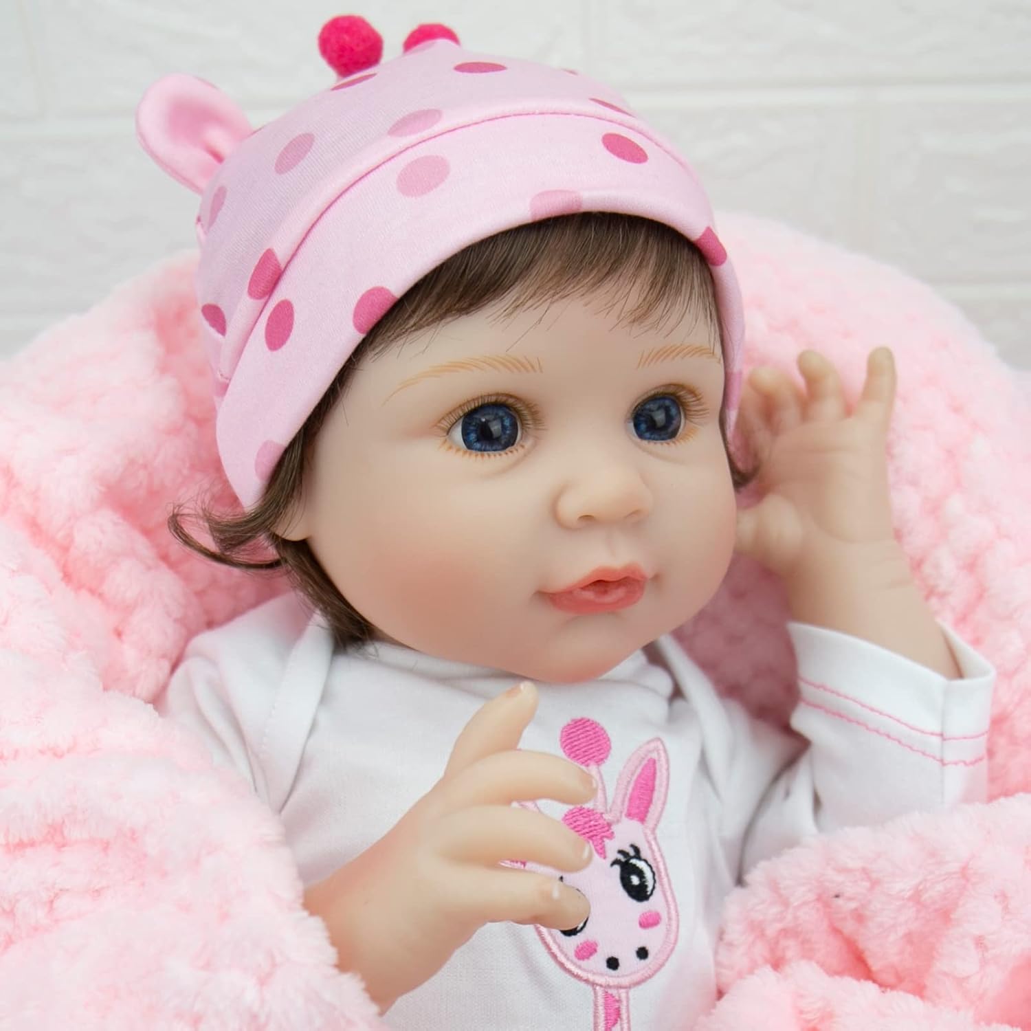 Buу 1 gеt 1 🔥 Milidool Reborn Baby Dolls, Realistic Newborn Baby Dolls, 22 inch Lifelike Weighted Cloth Body Baby Dolls Girl with Deer Toy & Gift Box