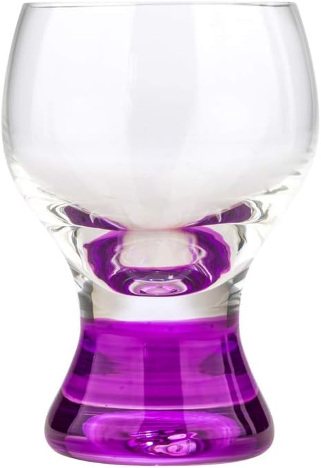 Elegant and Modern Decorative Gina Design White Shot Glassware Set for Parties, Events, Wedding, Birthday Programs, and Home Bar - 02 oz Glasses, Set of 6