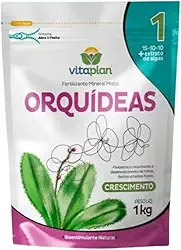 Fertilizante Adubo Orquideas Crescimento 1kg Para Sua Planta Crescer Saudavel e Bem Nutrida