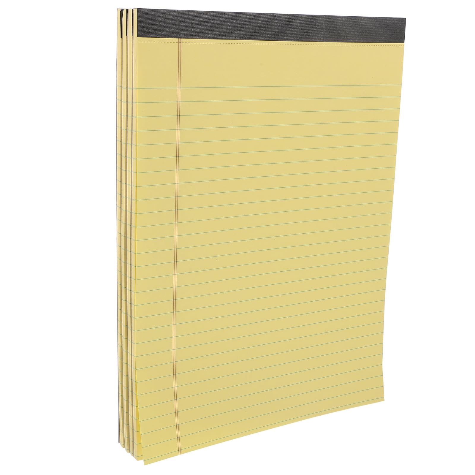 Ciieeo Blocco Note Carta Liscia Giallo Orizzontali A4 4 Pezzi Design Staccabile per Annotazioni e Pianificazione Ufficio