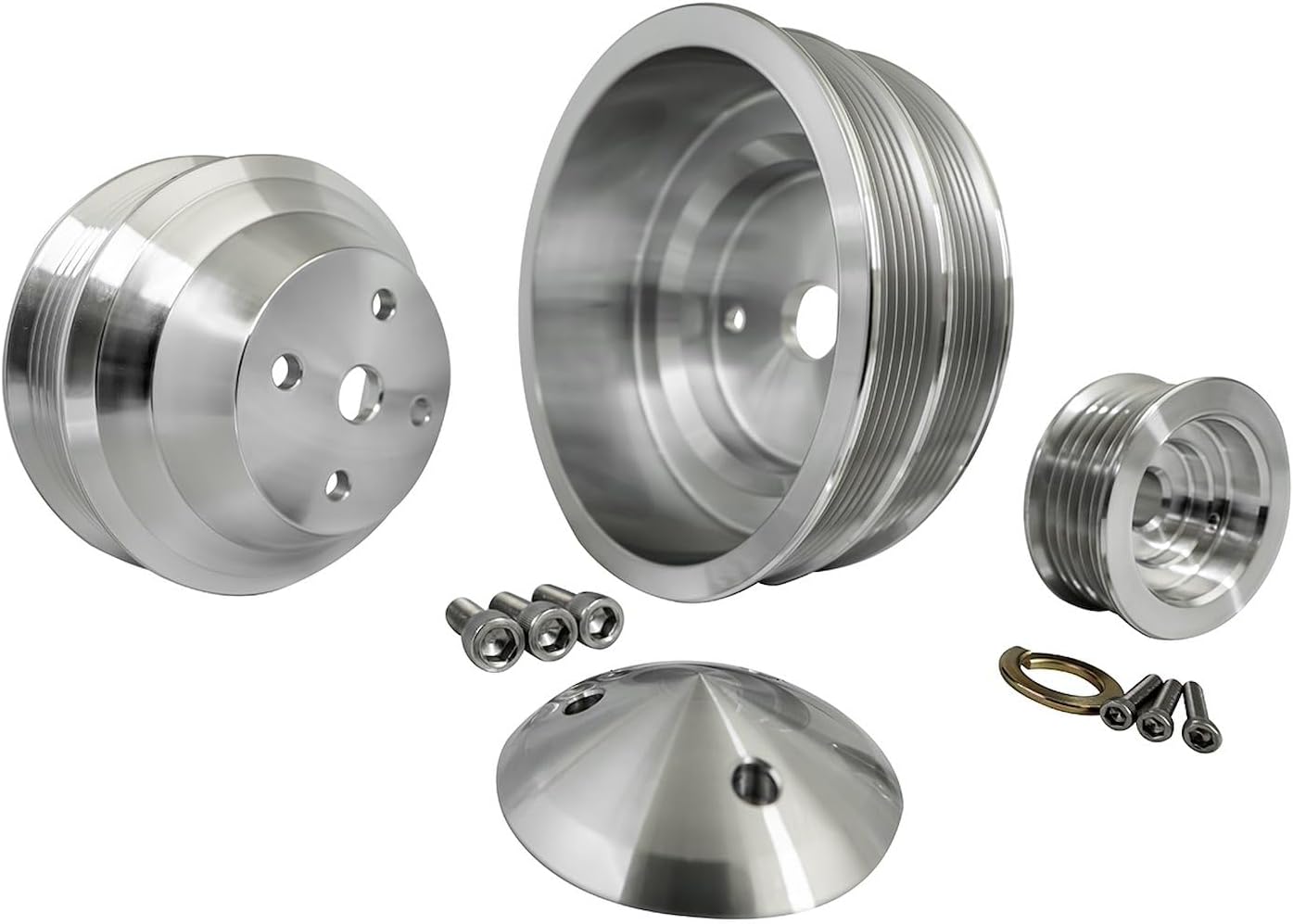 March Performance 6380 LWP Serpentine Conversion Kit for Small Block Chevy Engine