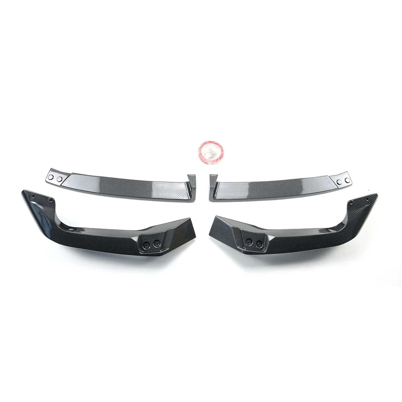 para BMW para X5 G05 para LCI Sport 2023+ Parachoques Delantero Labio Difusor De Coche Alerón Divisor Accesorio De Automóvil Labio Delantero Coche(Black)