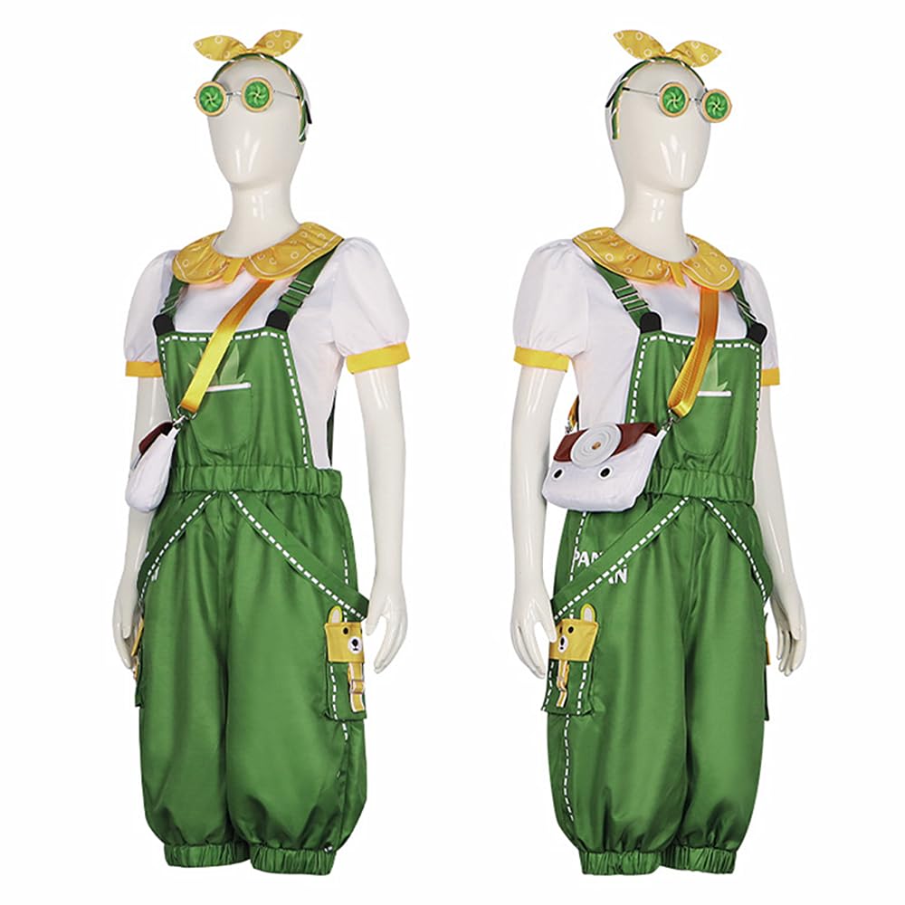 Charous Tożsamość z gry Cosplay MemorY Alice DeRoss kostium pandy, uroczy ogólny zestaw spodni do gry anime do zabawy cosplay