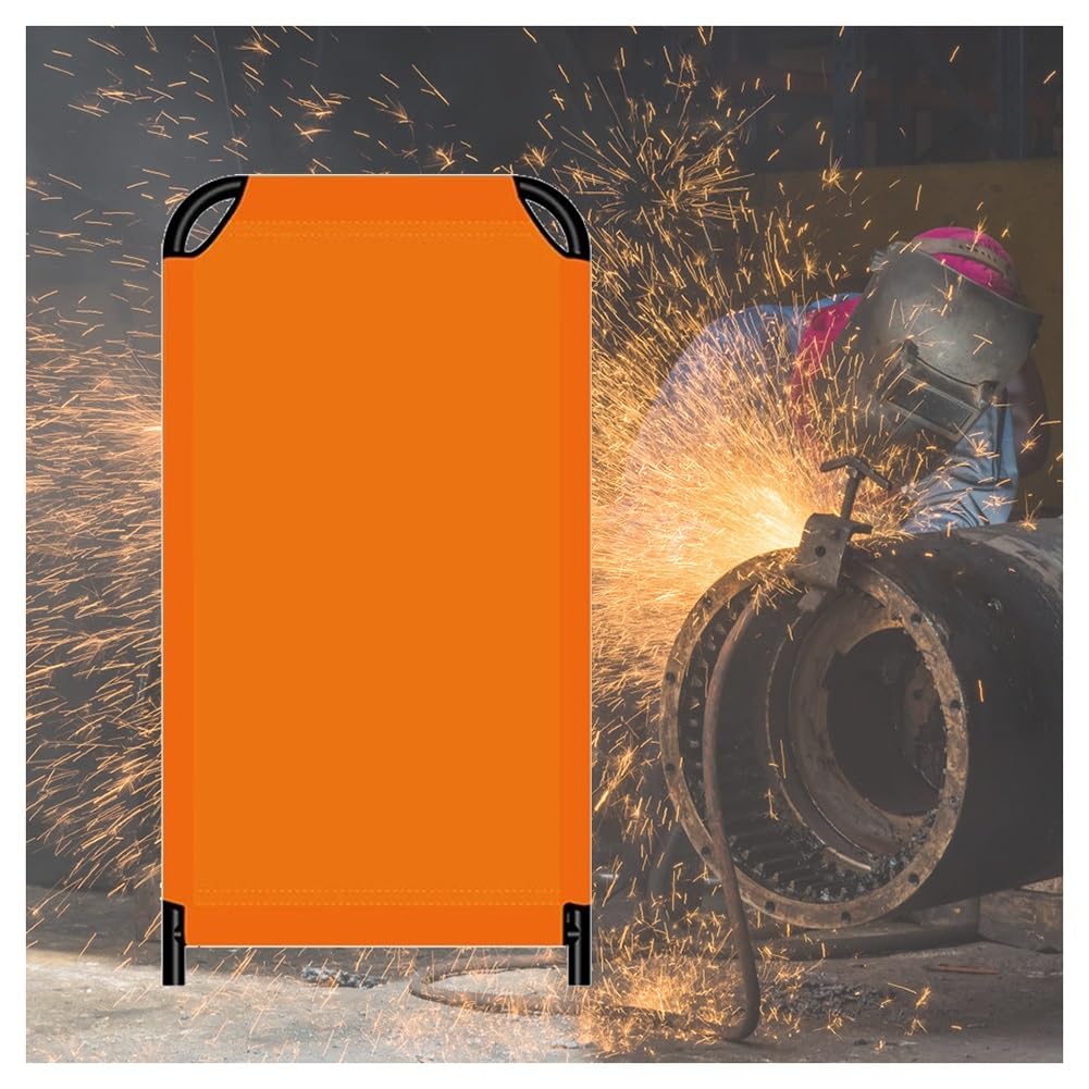 Écran de soudage portable 120 cm pour protéger votre garage et vos chantiers extérieurs