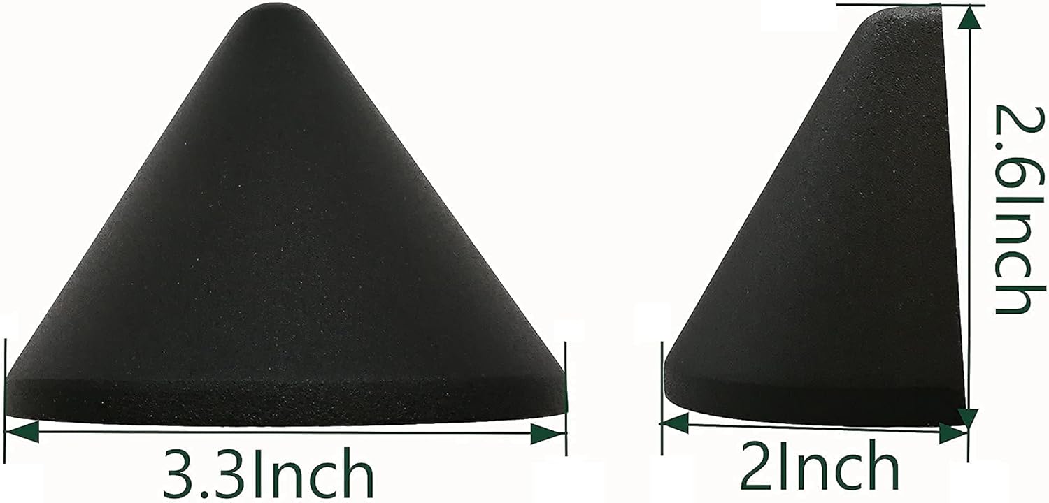 GKOLED Modern Black 18-Pack LED Deck Lights, 12 Round + 6 Cone, Touch Control, 12V, 2W, gu4 Base, Surface Mount, Outdoor Use