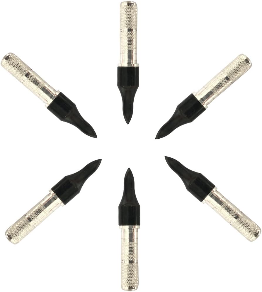 PANDARUS Pack of 12 PCS 5/16 Inch Screw in Archery Bullet Points and Tip Standard Inserts - STD .246 INS for Arrows, 100 Grain Each : Sports & Outdoors