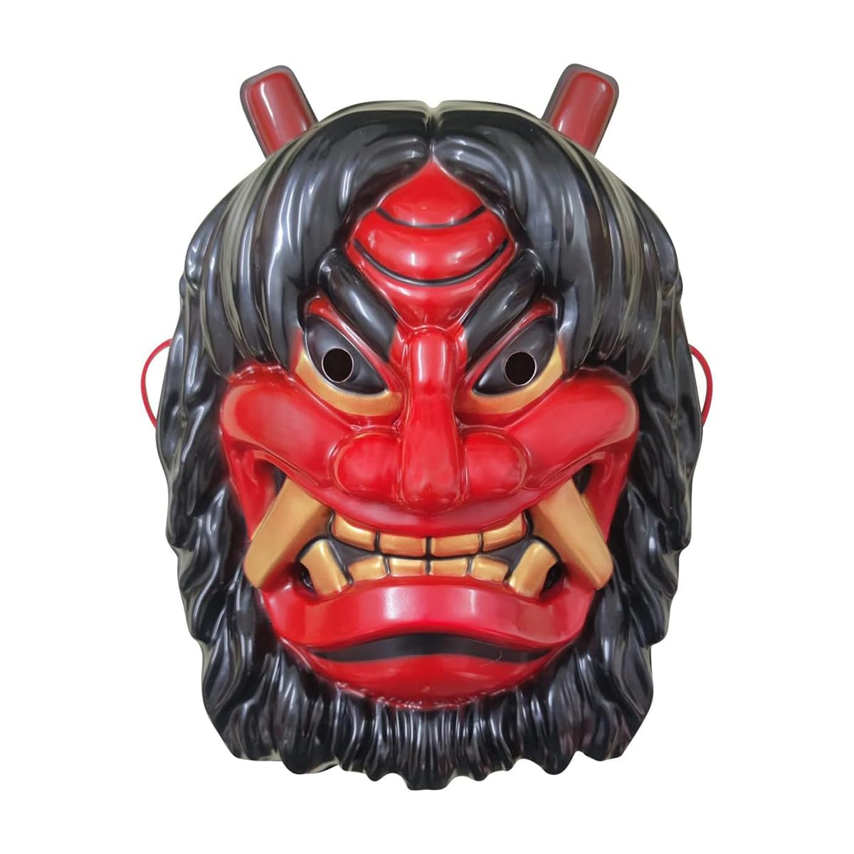Amazon.co.jp: 般若 鬼のお面 鬼面 鬼 コスプレ 節分 豆まき オニ退治
