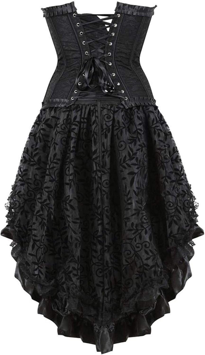 Miniatura 5 de Disfraz de cosplay punk de malla para mujer, corsé gótico, faja moldeadora, sexy, disponible en tallas grandes