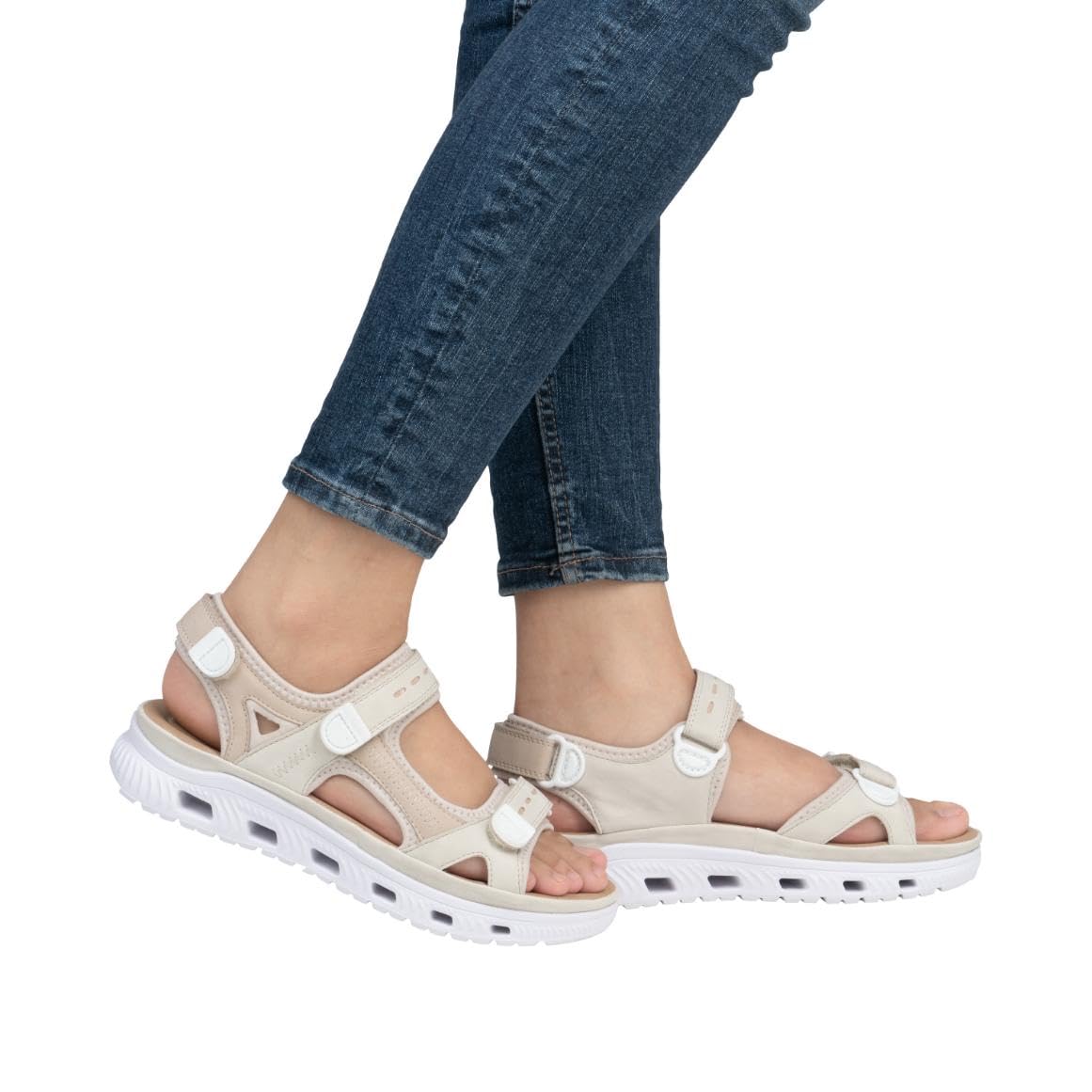 Rieker Damen Klassische Sandalen 64074, Frauen Sandalen