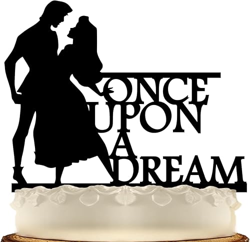 Decoración para tarta de boda de aniversario de Aurora y Príncipe Felipe Bella Durmiente Once Upon a Dream