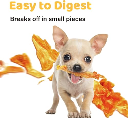 Miniatura 5 de iPaw Tendones de pavo para perros, 100% Turquía y materia prima de origen estadounidense, hipoalergénicos, masticables naturales de grado humano