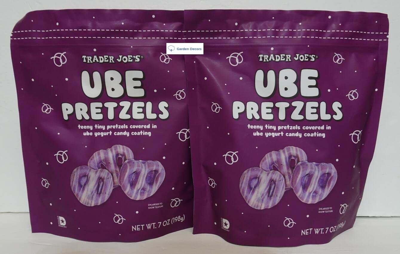 Trader Joe's UBE Pretzels Teeny Tiny Pretzels Covered in