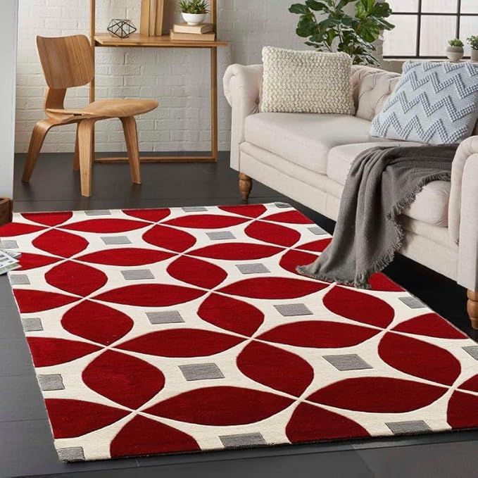 Image of Luxurious Tufted Woolen Carpet Collection Size 10 X 12 Feet (Color-Multi)