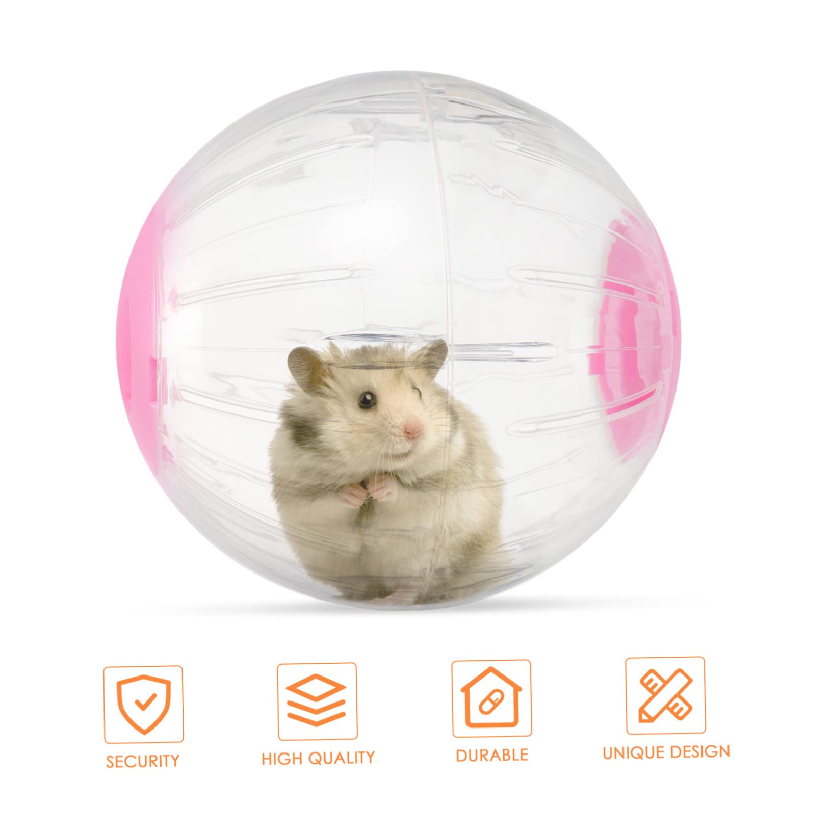 Levemolo Balle Roulante pour Hamster Jouet Exercice à roulettes Balle de Course pour Animaux de Compagnie