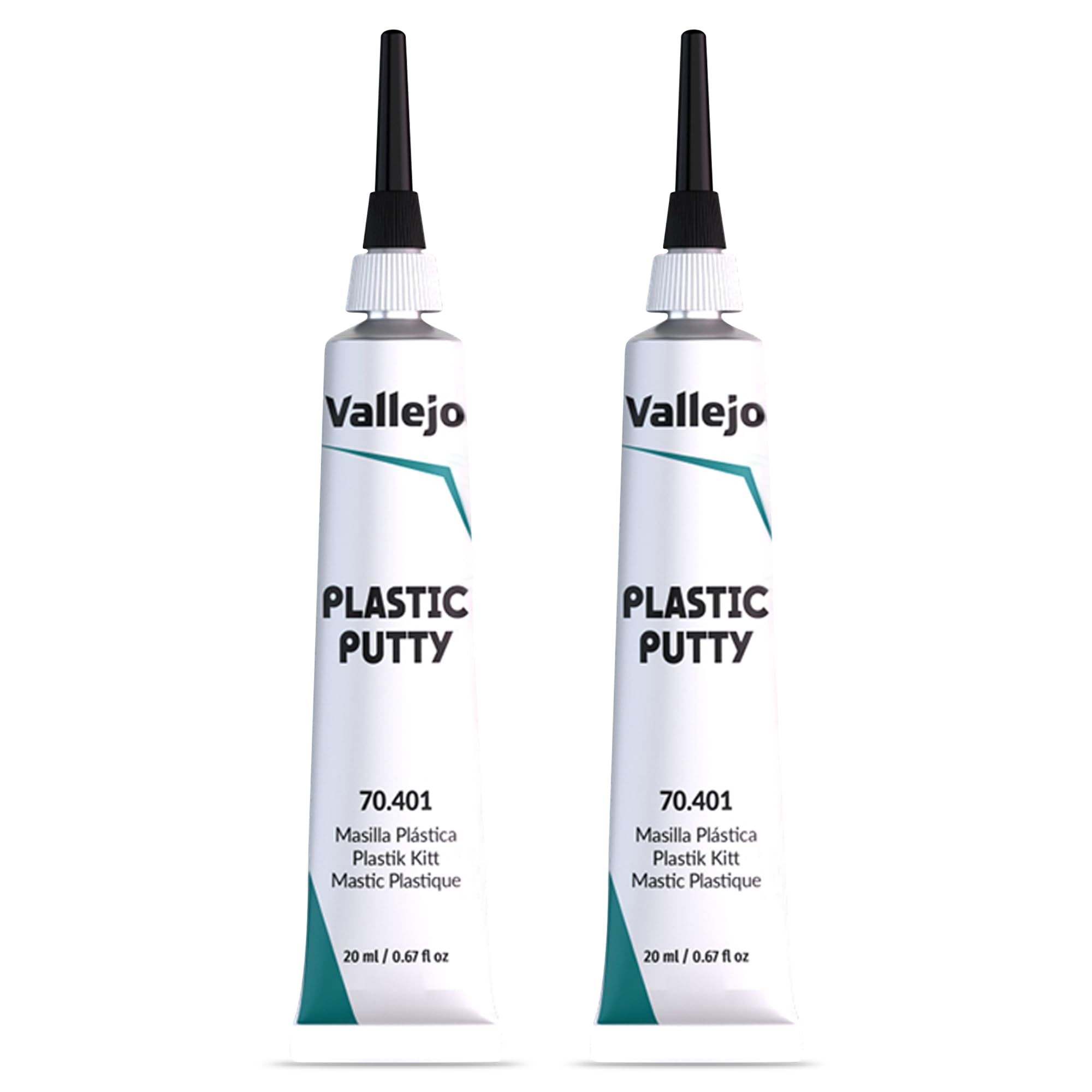 Vallejo Plastic Putty 20ml Twin Pack, White