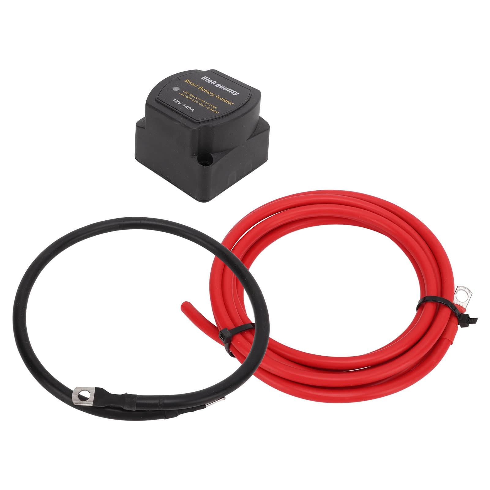 Buy Dual Battery Isolator Kit, 12V 140Amp Voltage Sensitive Relay and Wiring Cable Kit, IP65