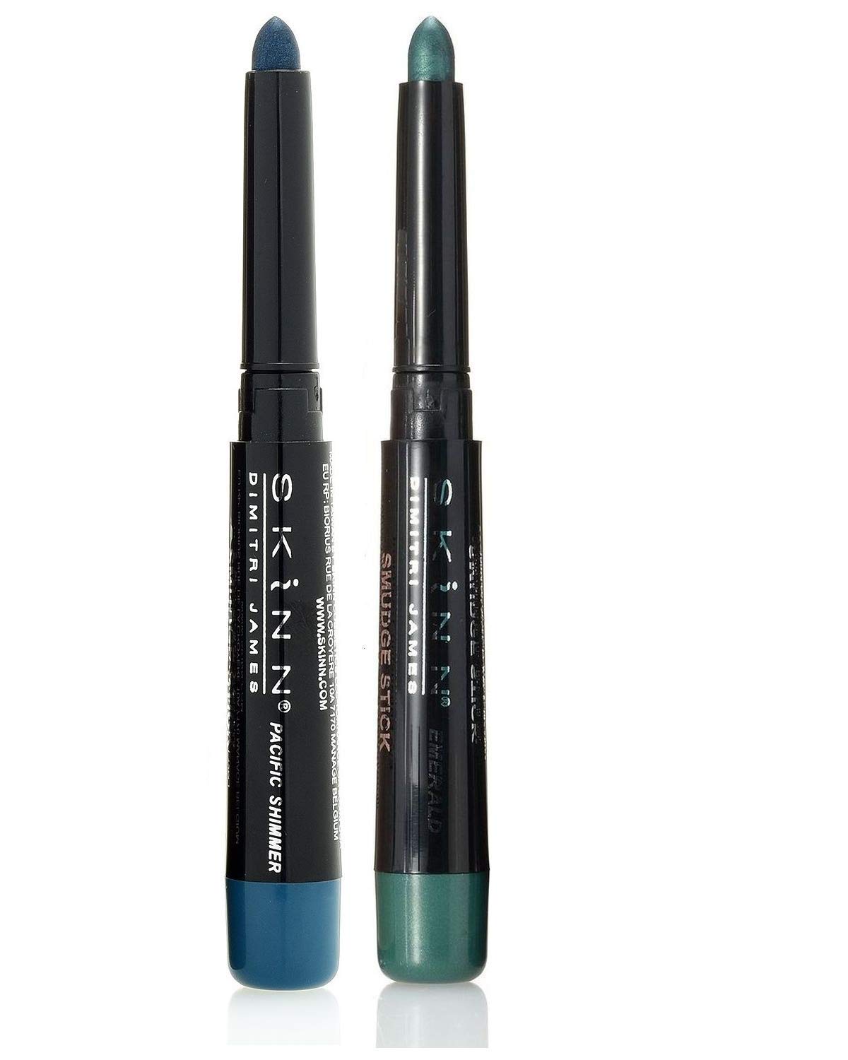 Smudge Stick for Eyes - Set of 2 Eye Pencils - Emerald & Pacific Shimmer