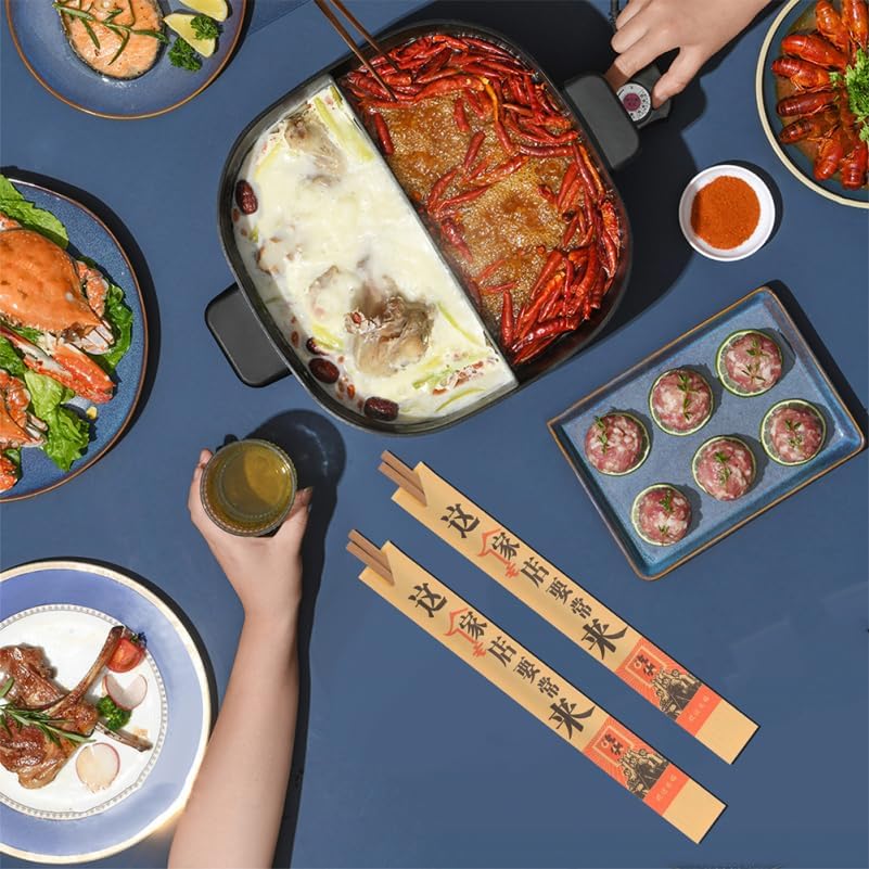 Luxshiny 1000pcs Restaurant Chopsticks Pouches Chinese Style Chopsticks Holder Bags Sleeves Disposable Flatware Pockets for Restaurant Supplies