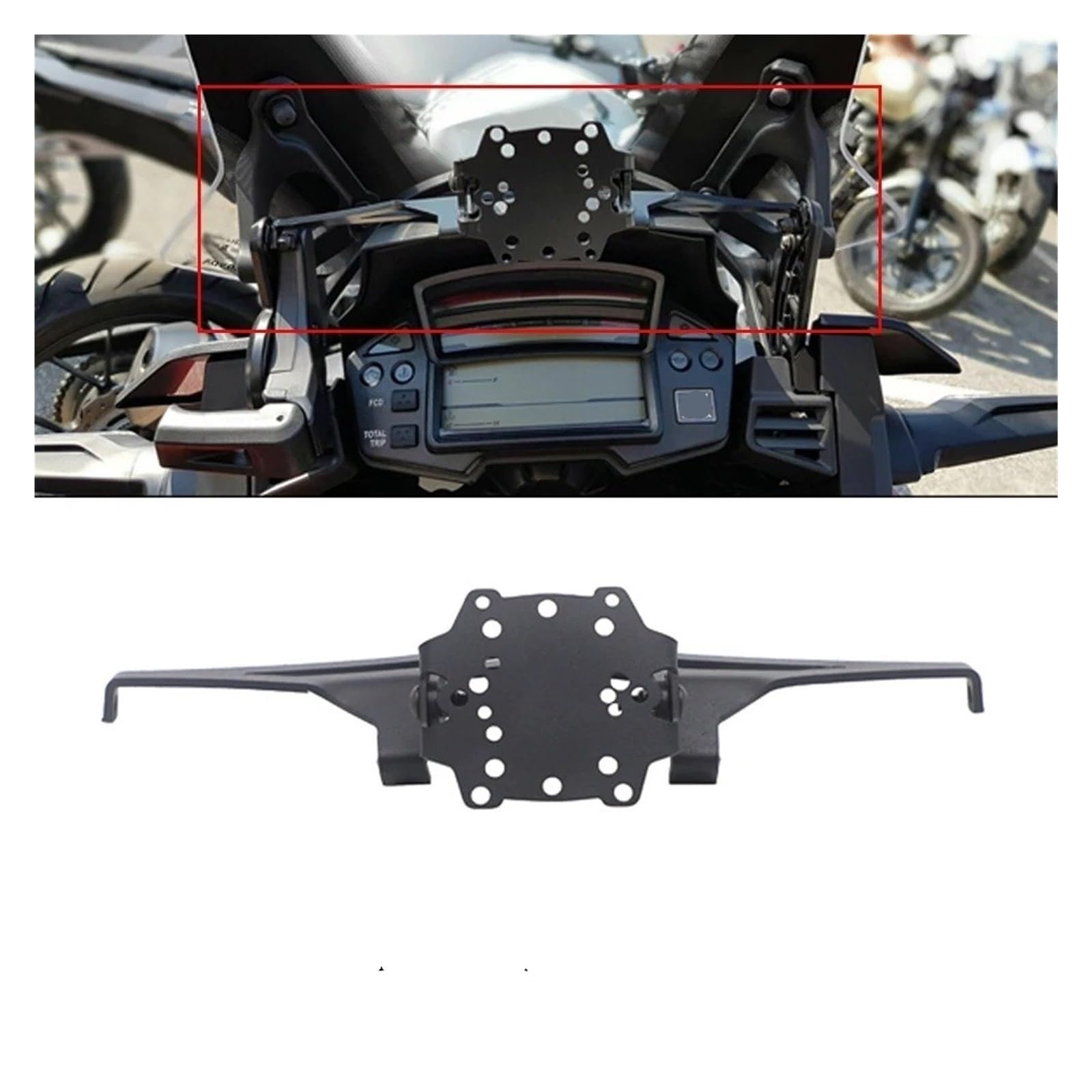 navigazione GPS Staffa Supporto Per Moto Per Telefono Cellulare Per Piastra Navigazione GPS Per CROSSTOURER 1200 2016 Per CROSSTOURER 1200(2)