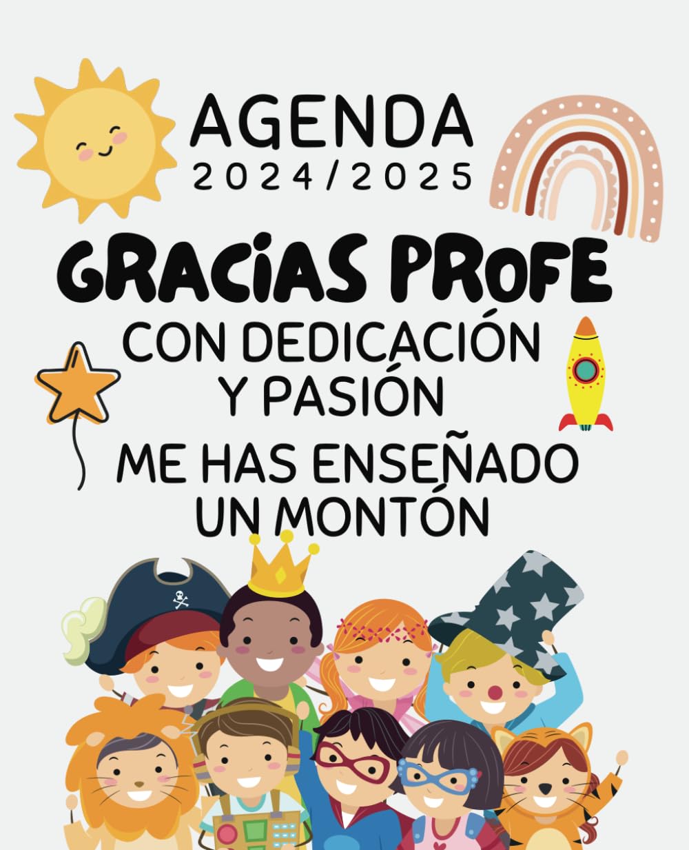 GRACIAS PROFE: Regalos originales para profesores , Agenda Semanal Guardería, infantil , Primaria