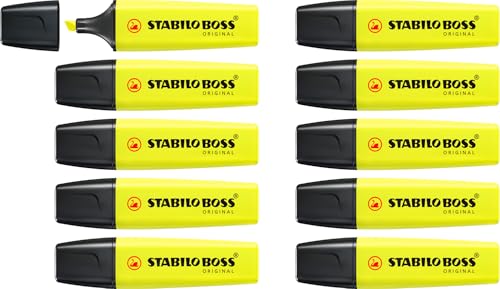 STABILO - Textmarker - BOSS ORIGINAL - 10er Pack - gelb