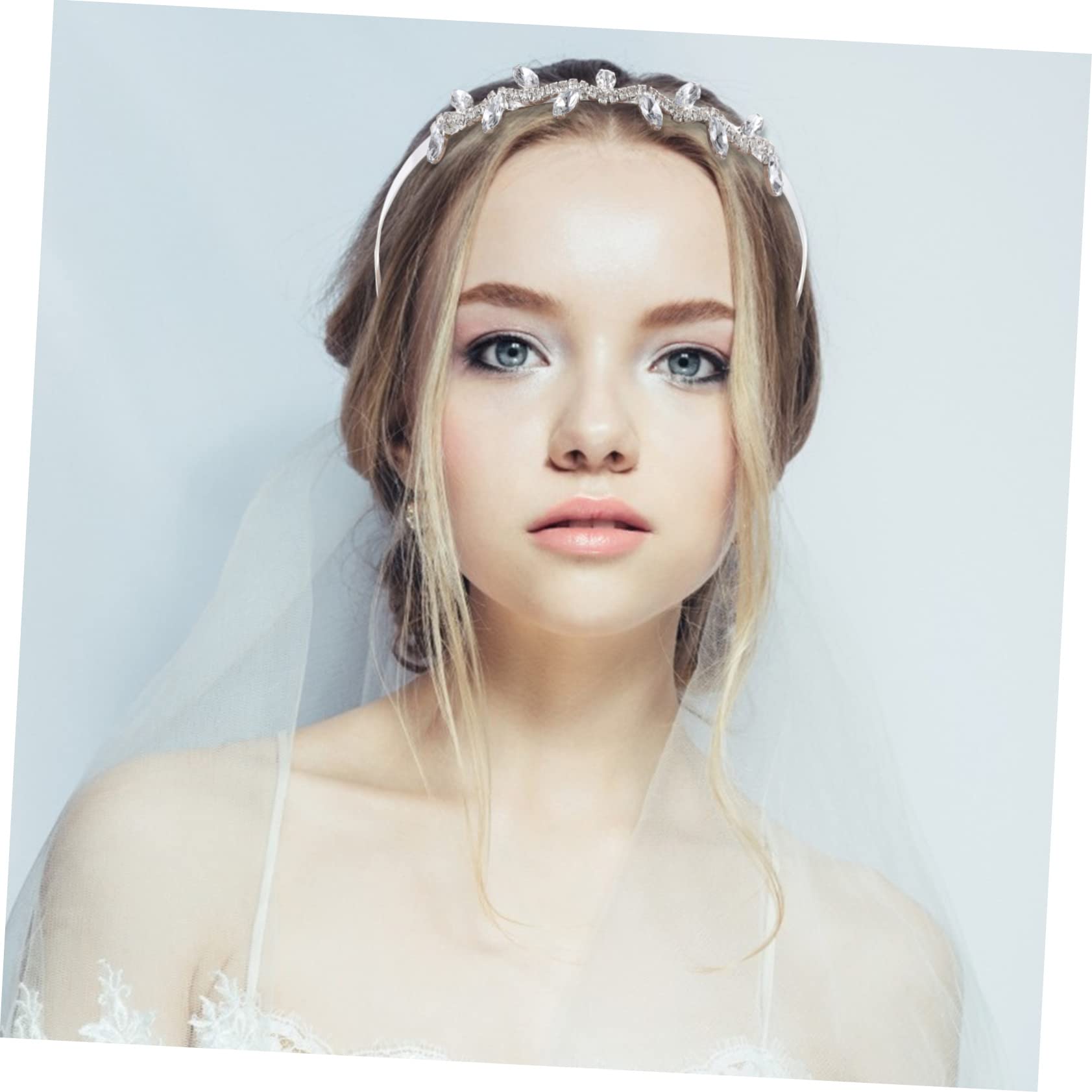 Healeved 12piezas Diadema De Novia Perlas y Rhinestones Accesorio De Cabello Elegante Para Bodas Fiestas y Eventos Especiales