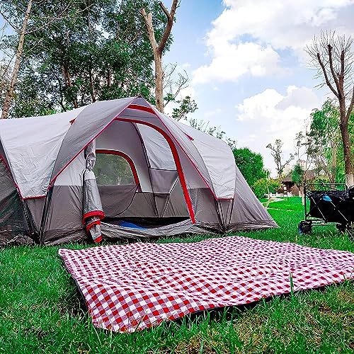 Carpa Familiar para 6 Personas, Doble Capa Impermeable y Resistente al Viento miniatura 2