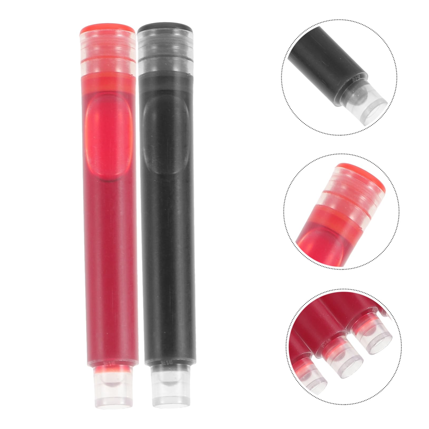 Gadpiparty 4 Ensembles Recharges Pour Stylos Plume Stylos À Encre Effaçable Stylos Effaçables Stylos Rechargeables Stylos À Encre Noire Fournitures De Bureau Fournitures 100 pièces * 4