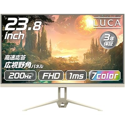 アイリスオーヤマ(IRIS OHYAMA) ゲーミングモニター イエロー 23.8インチ 【アイリスオーヤマ】 200Hz 1ms Full HD [選べるカラ …