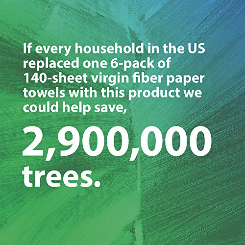 Seventh Generation Paper Towels, 100% Recycled Paper, 2-ply, 6-Count (Pack of 4)