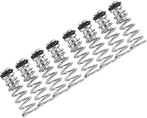 8 piezas de bola de cerveza casera Lokc Keg Post Poppet válvula universal de barril, válvula de bola de bloqueo de bola, válvula de poppet para