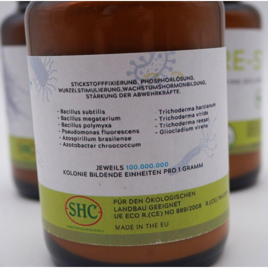 Mikrobiologiczny zestaw bazowy mały – pożyteczne bakterie glebowe | Do uprawy na Living Soil – zwiększa witalność, plony i odporność roślin