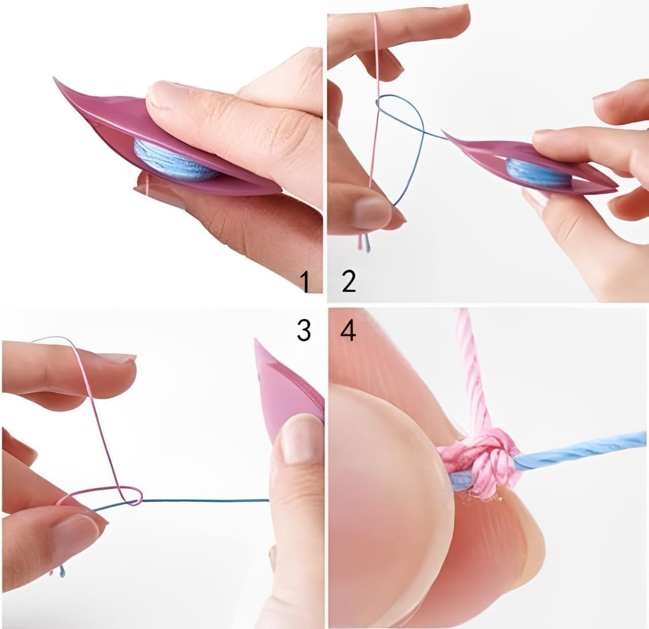 5PCS Tatting Shuttle Sets, Plastic Tatting Shuttle Sets Tatting Shuttles Lacemaking Tools for DIY Handmade Craft Crocheting Knitting(12038)