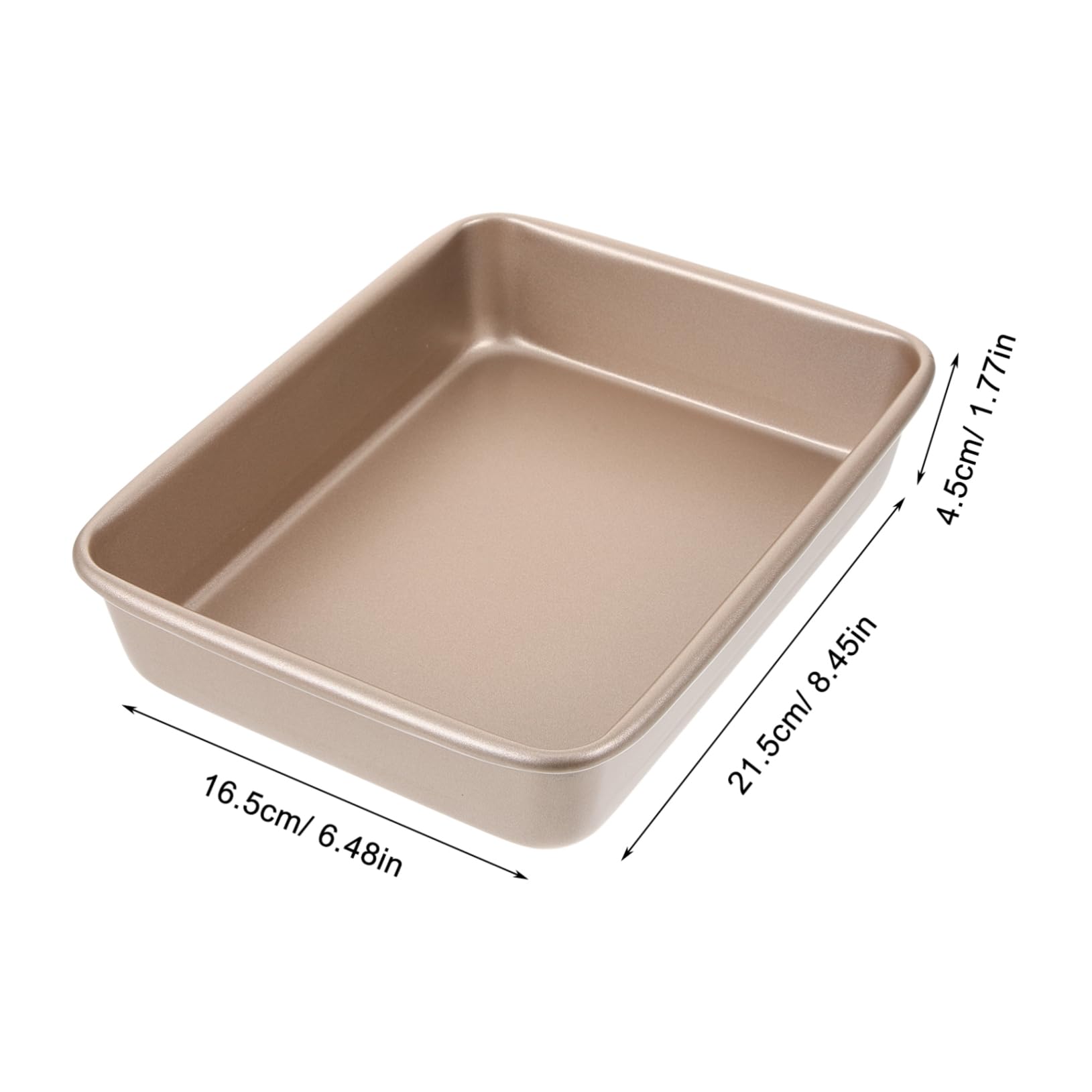 GRIRIW Reusable Baking Tray Non Stick Rectangle Cake and Cookie Pan for Home and Restaurant Use for Cakes Pies and Snacks