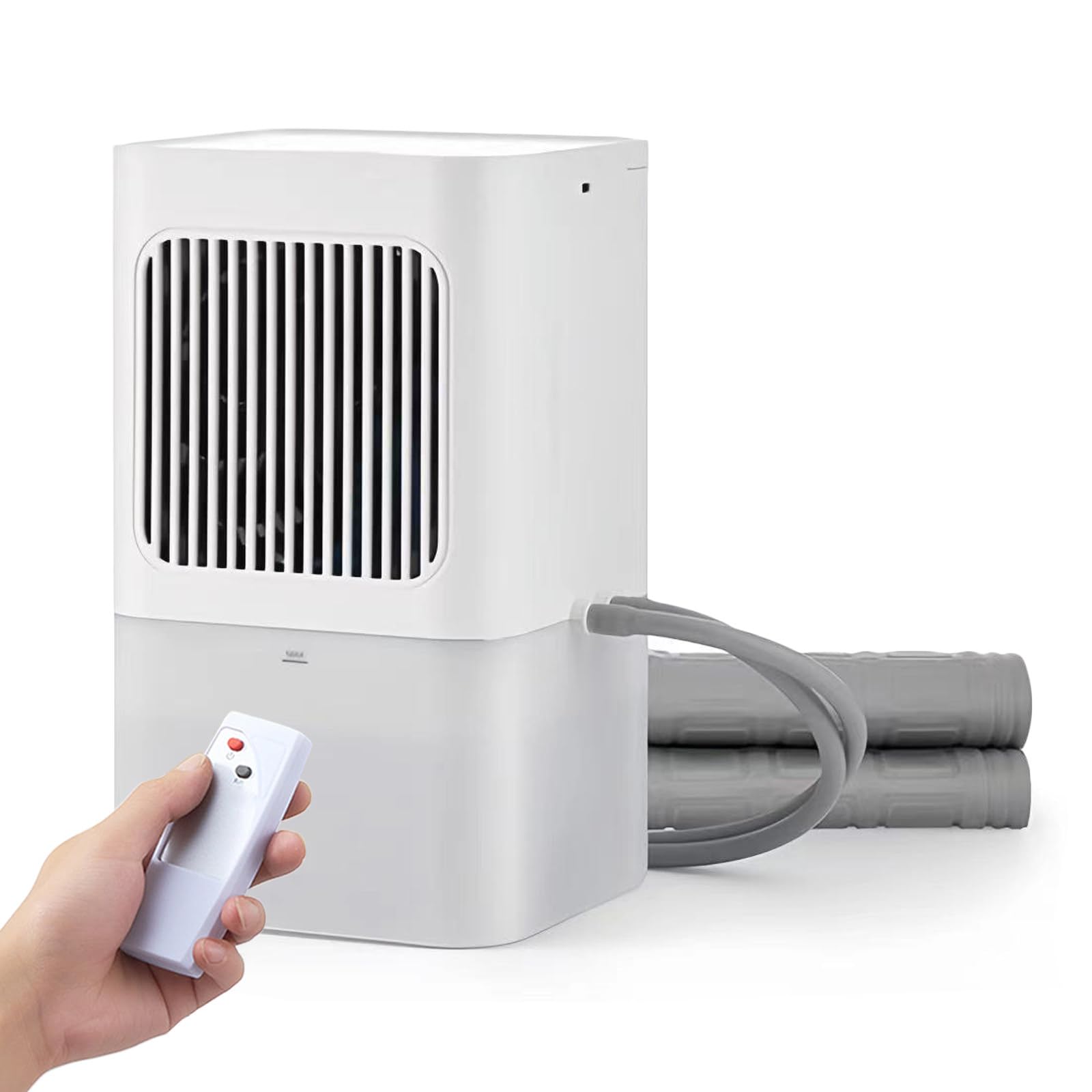 Materassino refrigerante elettrico, con telecomando, serbatoio dell'acqua visibile da 2 l, per chi dorme caldo e sudorazione notturna, 160 x 70 cm