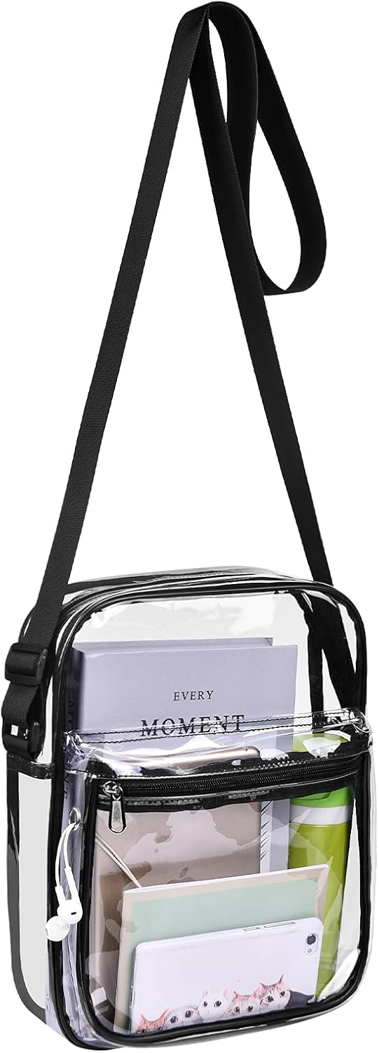 USPECLARE Clear Purse Bag for Stadium Events Clear Messenger Bag for Men and Women - Image 7