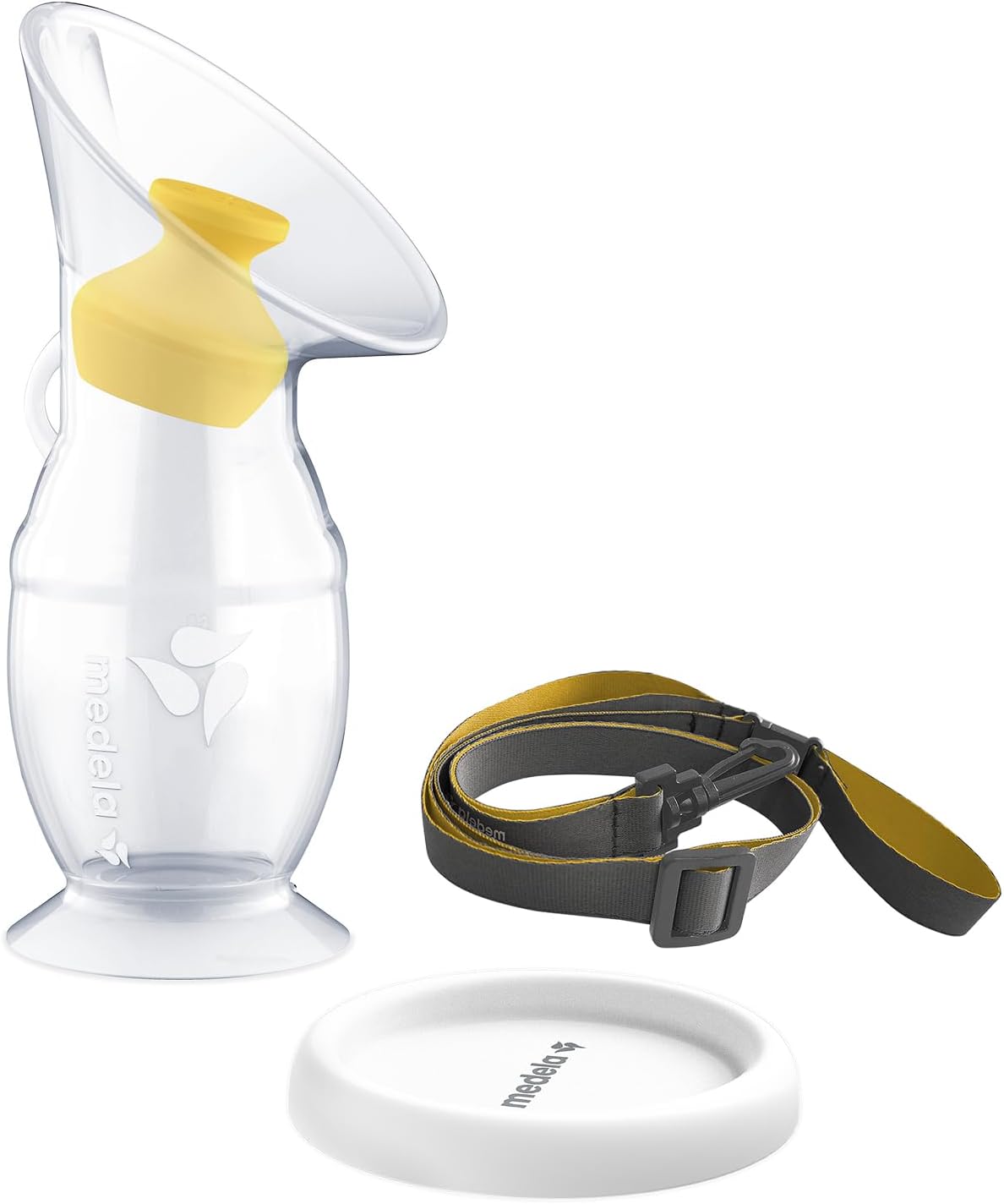 Breast Milk Collector for Breastfeeding Mothers, Milk Saver with a Suction Base and a Lid for Storage, Made for Daily Breastfeeding